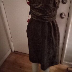 Dress vintage gold color